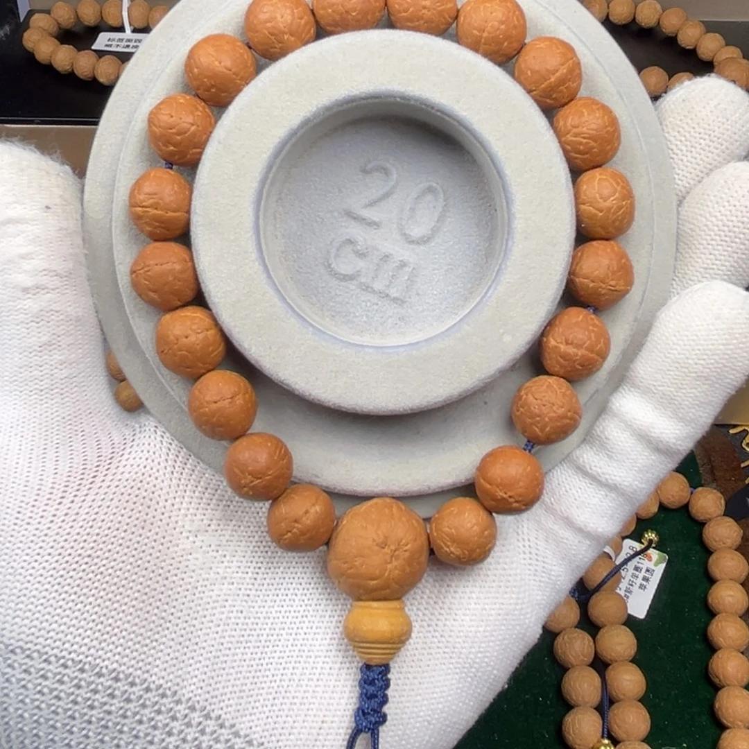 凤眼菩提手串我***虎菩提尺寸11.8-12.1