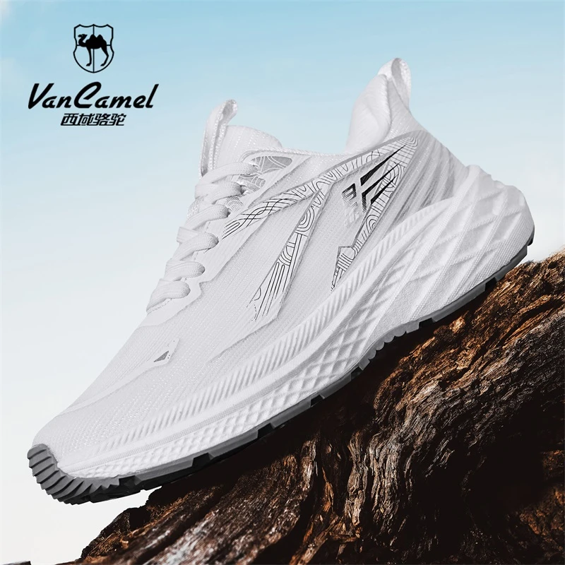 VANCAMEL/西域骆驼透气四季通用时尚休闲鞋系带潮鞋情侣运动鞋