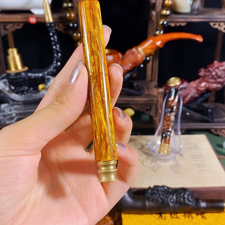 高端定制金丝楠烟嘴