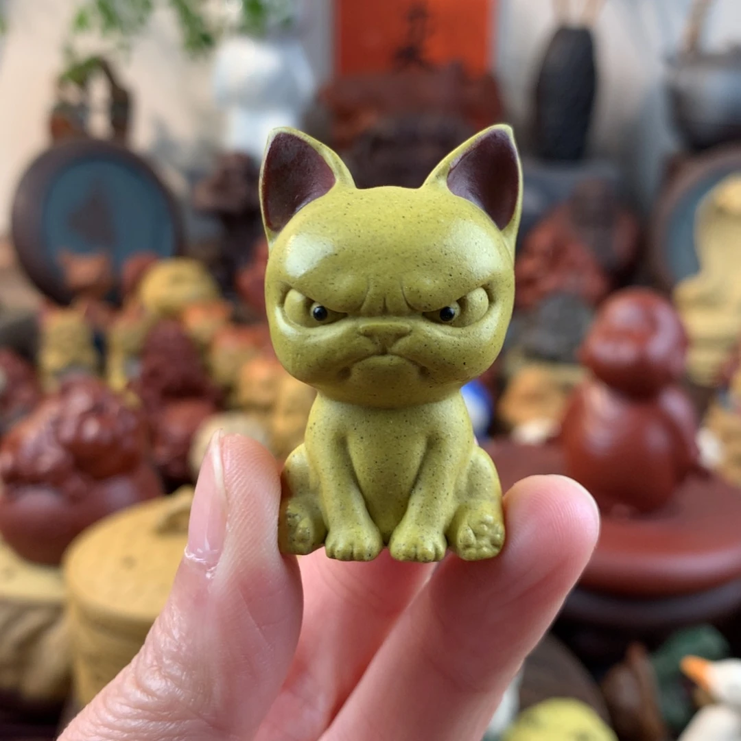 紫砂茶宠迷你小萌狗