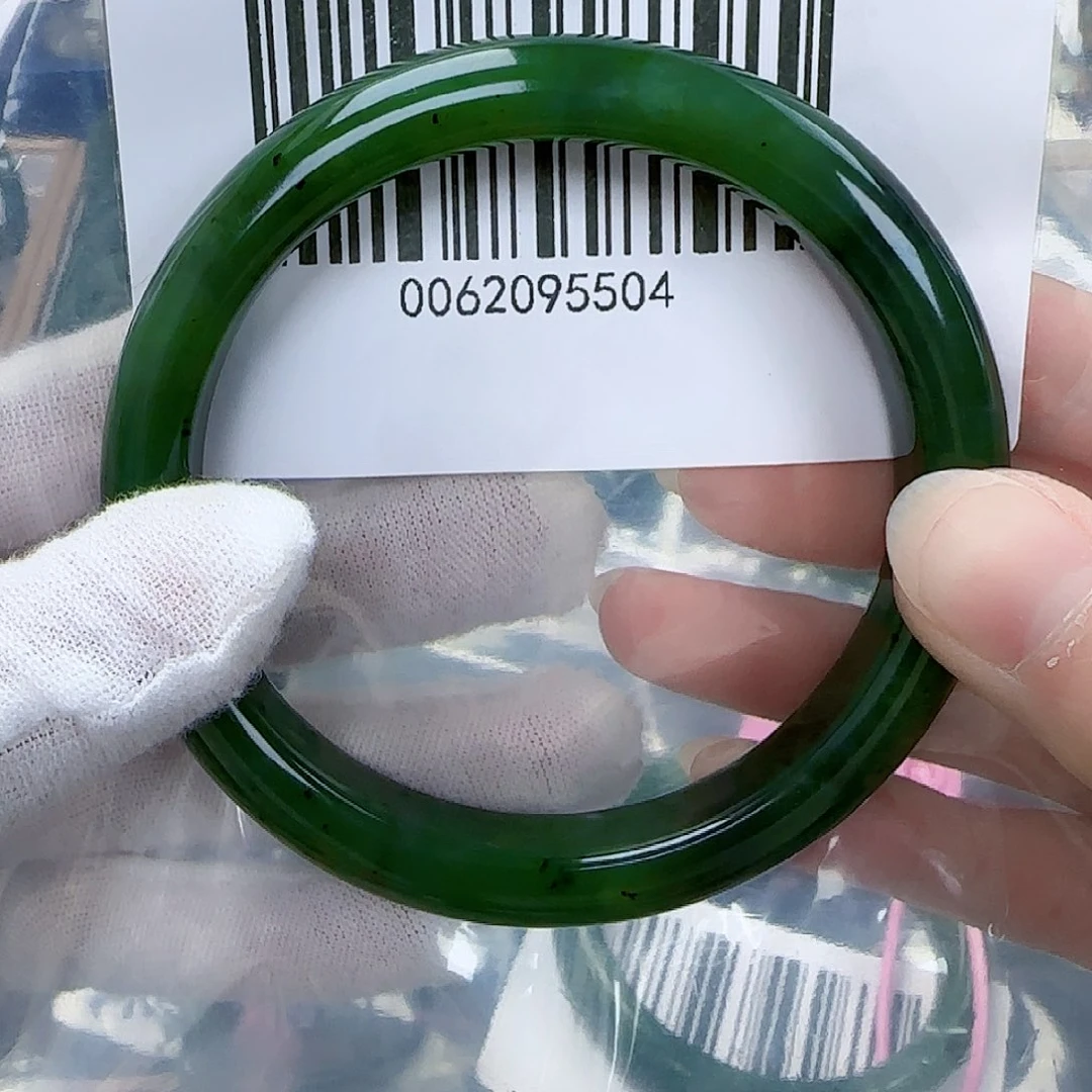 和田玉（碧玉）手镯未镶嵌62