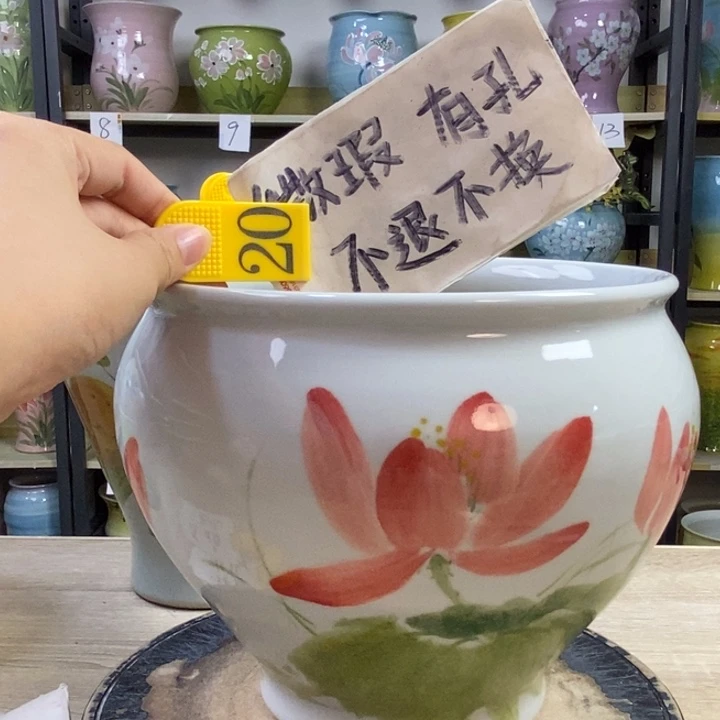 景德镇高温陶瓷花盆