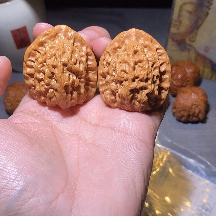 文玩核桃把件全品无修41尺蓟县佛肚