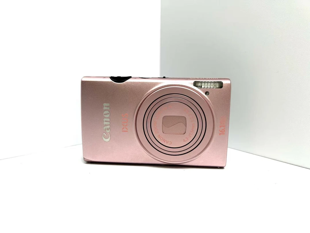 9新 Canon/佳能 IXUS125 粉色 1610万像数 5倍变焦 配件齐全