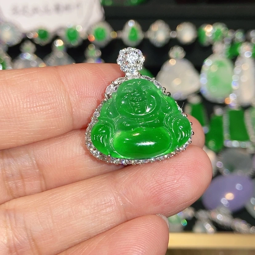 【闪购商品】颈饰未镶嵌翡翠天然翡翠