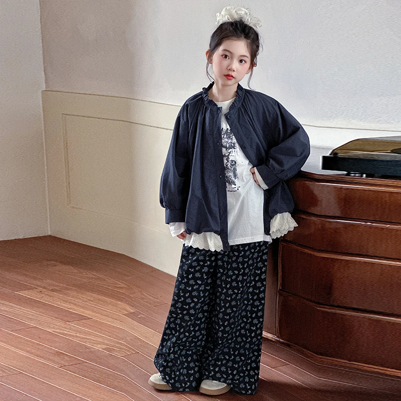 女童外套春秋2025新款韩版儿童超好看潮款上衣大童洋气时髦夹克潮