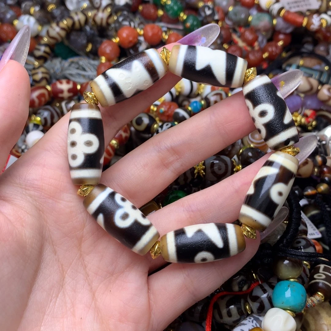 玛瑙/玉髓未镶嵌发一条