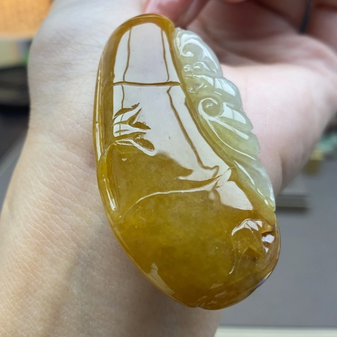 翡翠未镶嵌颈饰吊坠58