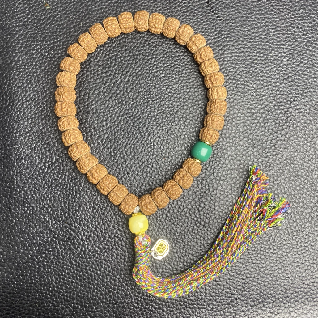 藏式直切盘龙小金刚菩提手持卡12 A655