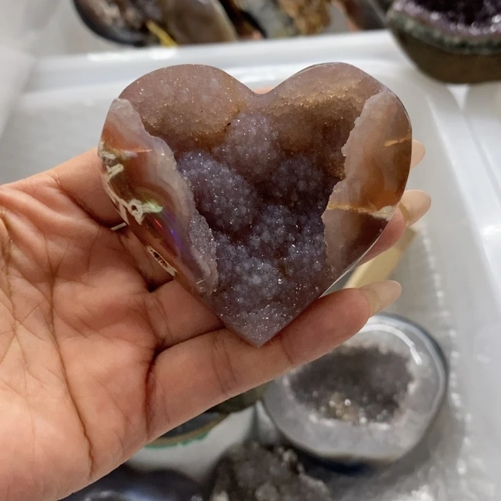 珠宝半成品紫晶未镶嵌