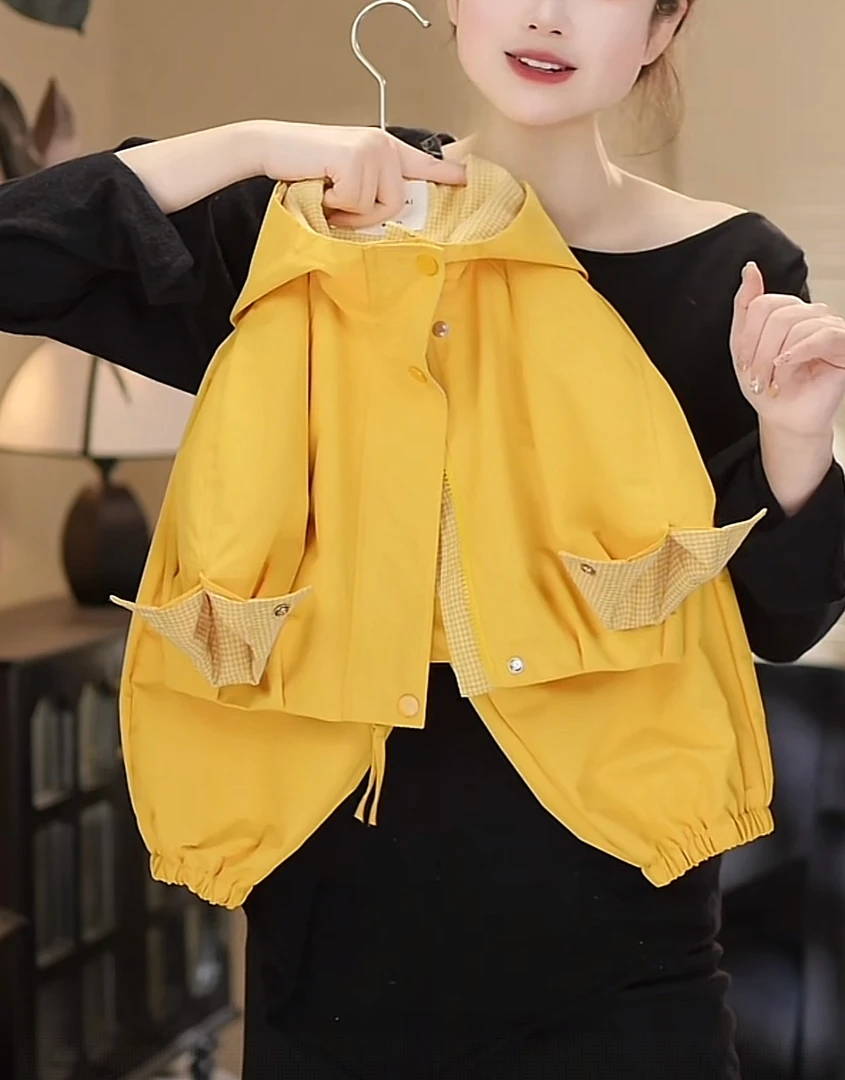 儿童冲锋衣外套2025春秋款中大童连帽夹克软壳春装潮酷痞帅童装