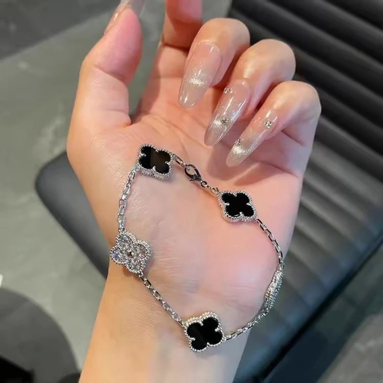 铜合金手链 五花熊猫手链女款高级感小众轻奢时尚气质百搭-138