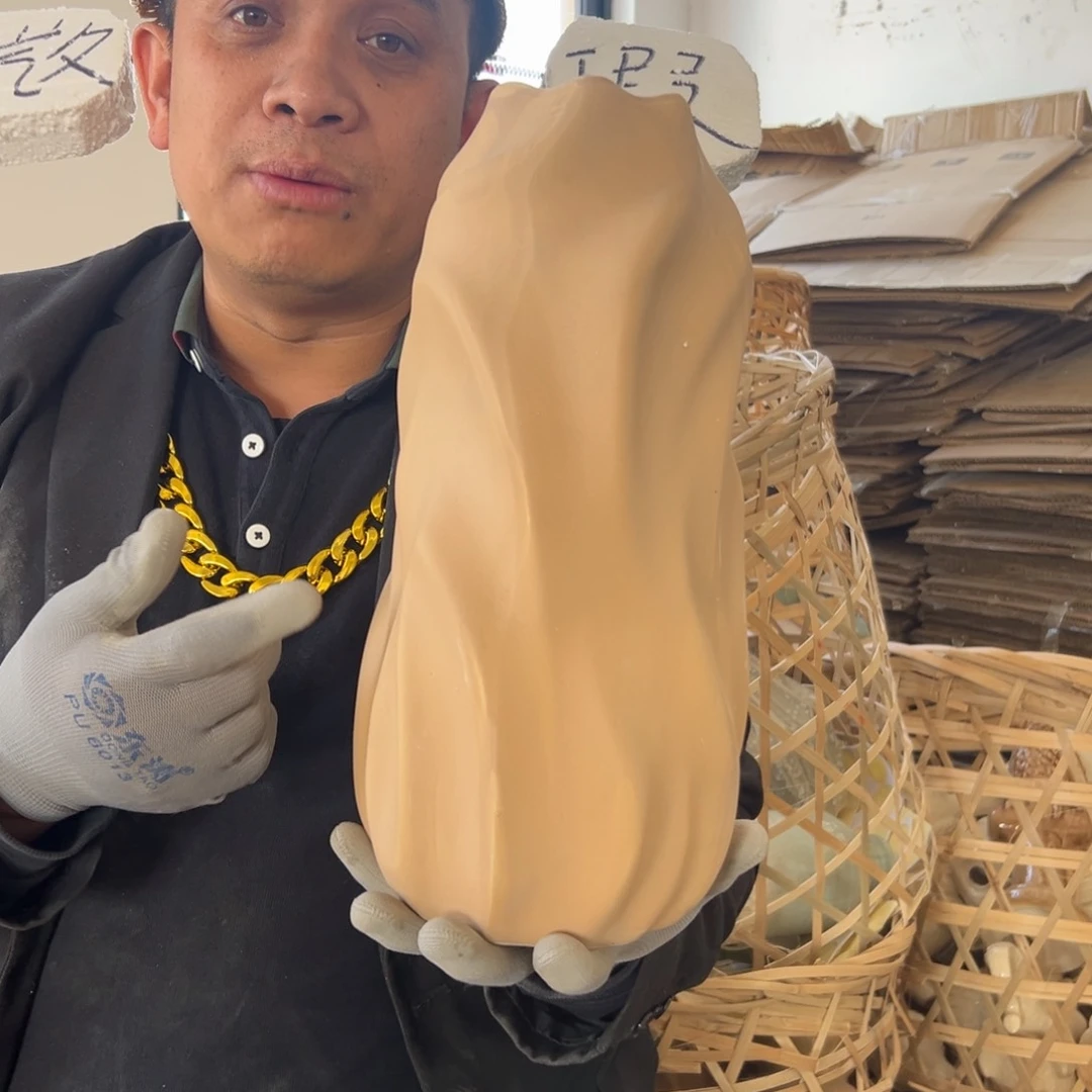 摆件86 号高中温陶瓷工艺瓶（部分微瑕）