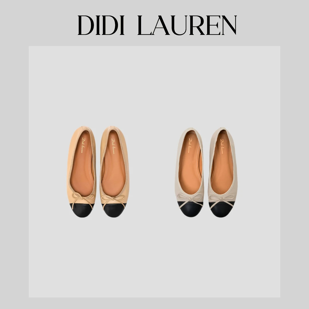 DIDI LAUREN“约会在即”经典款羊皮真皮小香浅口鞋（内增高3cm）