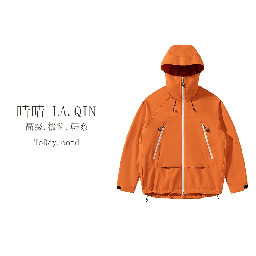 晴晴家-【逐梦山林】多巴胺户外防风防水三合一加厚保暖冲锋衣2688