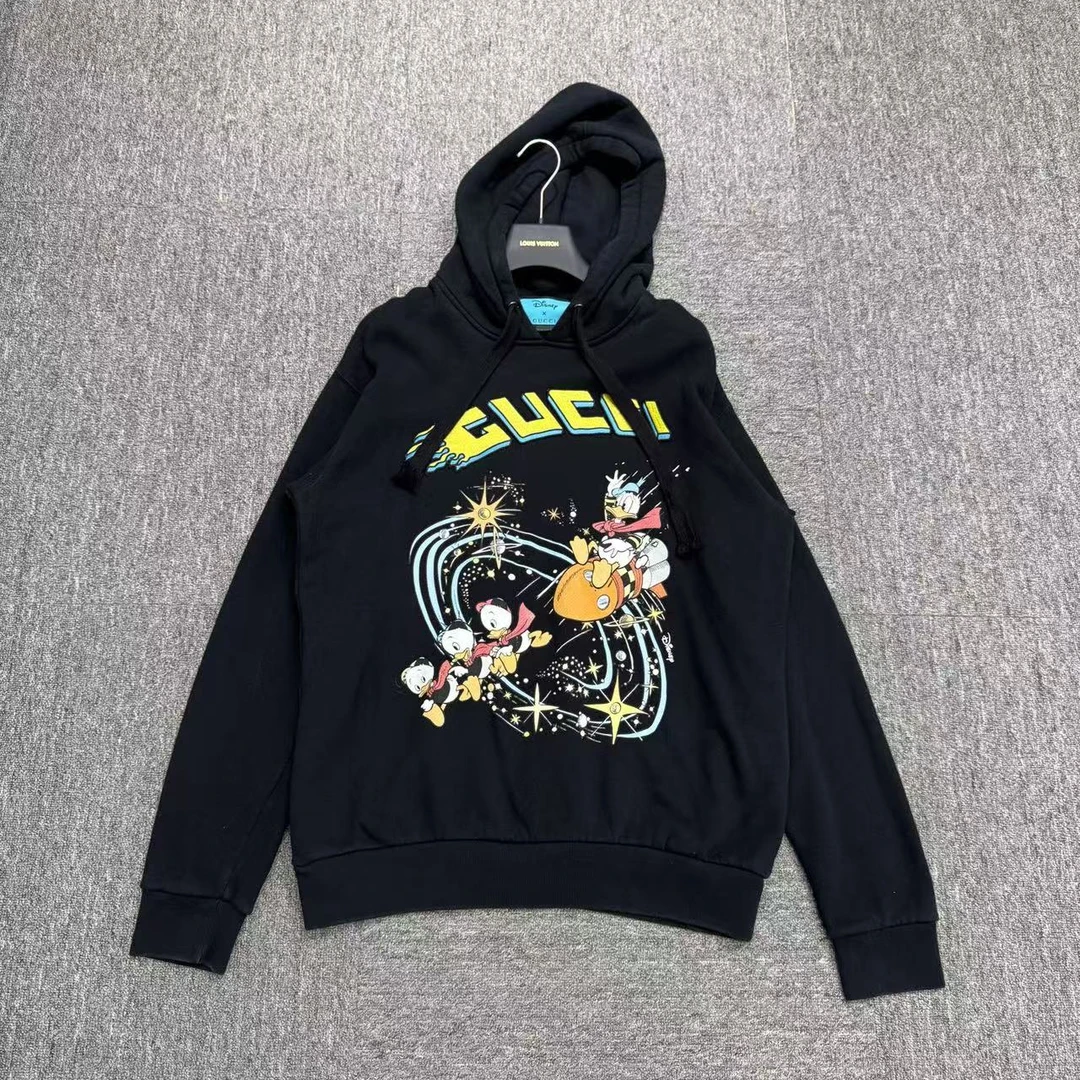 95新 GUCCI/古驰 唐老鸭连帽卫衣/s码/18208