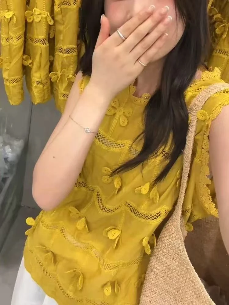 女装修身型时尚宽松复古针织衫法式设计师宽松型春夏