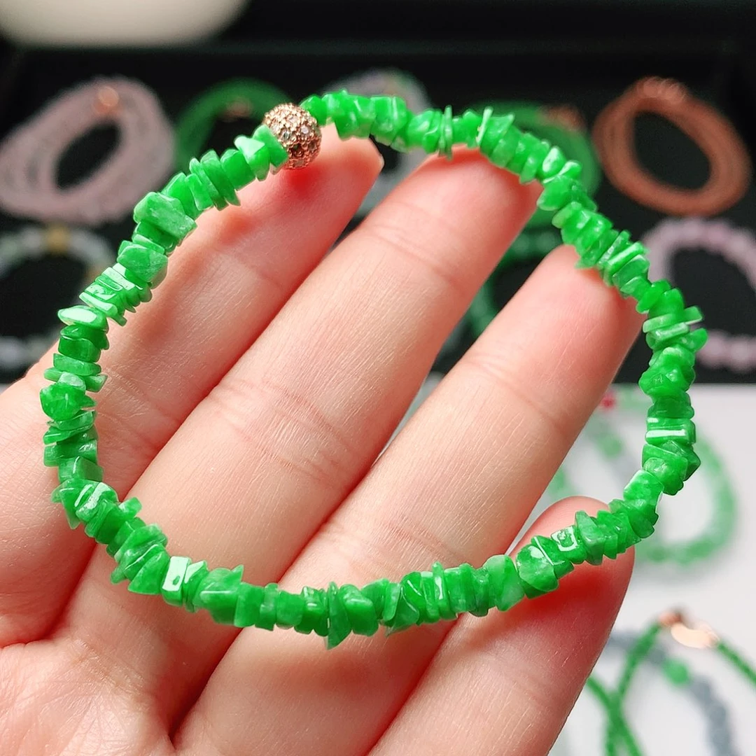 翡翠未镶嵌手链翡翠