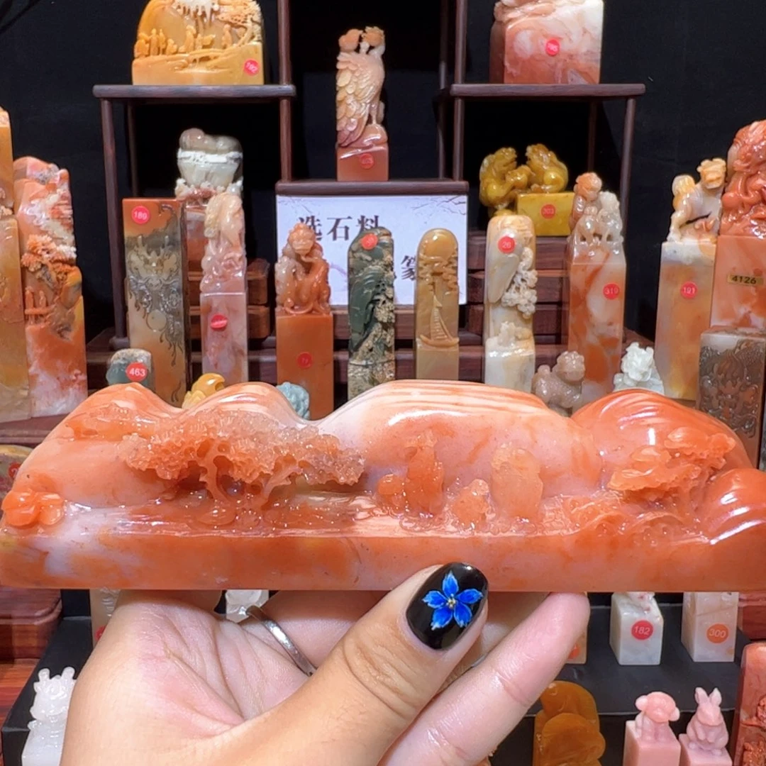 丶***丶昌化石印石手工制作