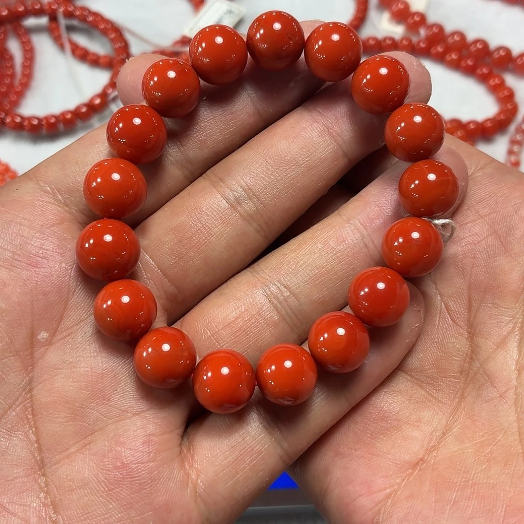 南红玛瑙未镶嵌手链