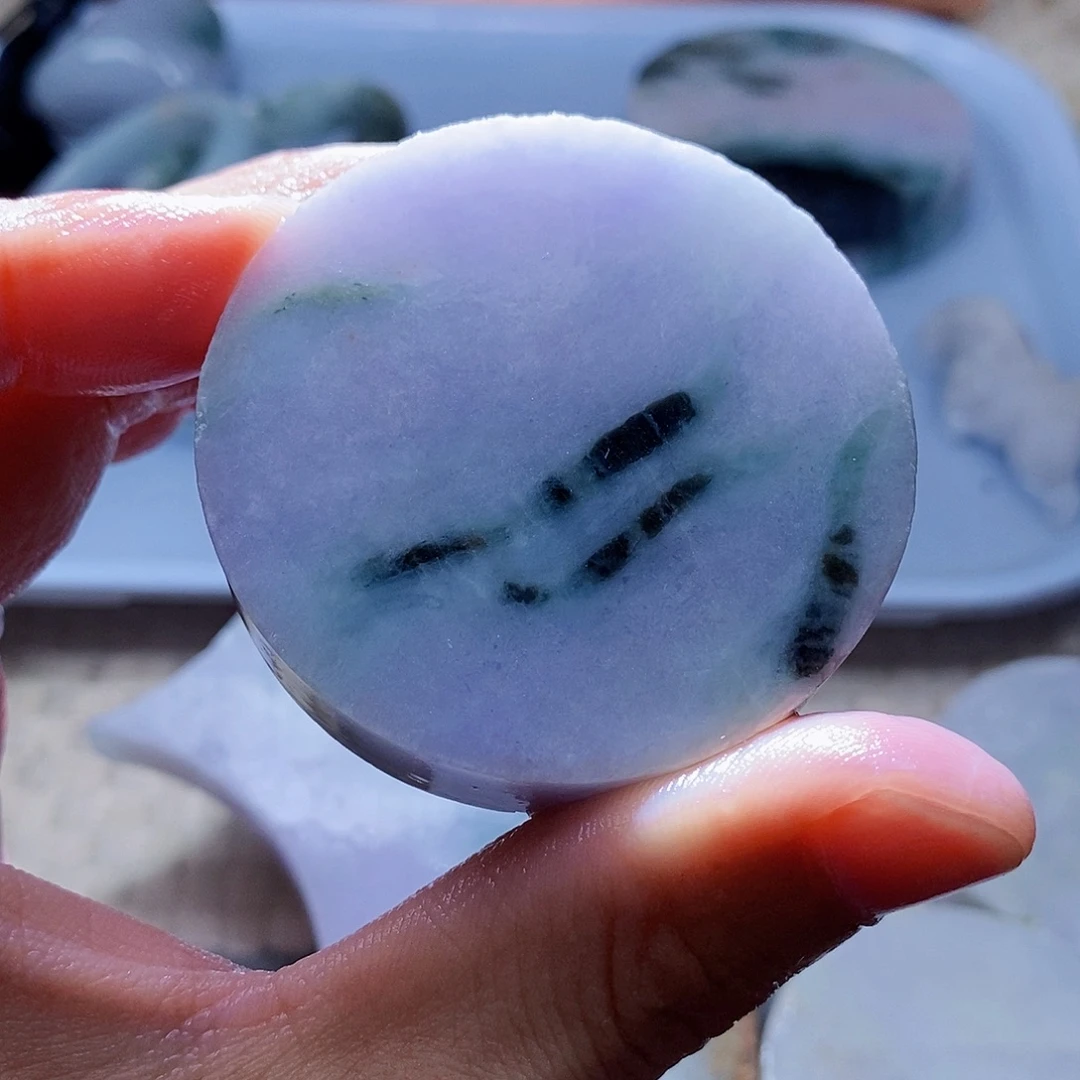 翡翠未镶嵌颈饰5885