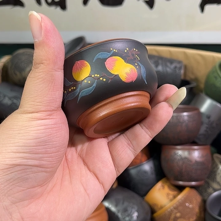 茶杯紫砂全手工紫砂主人杯