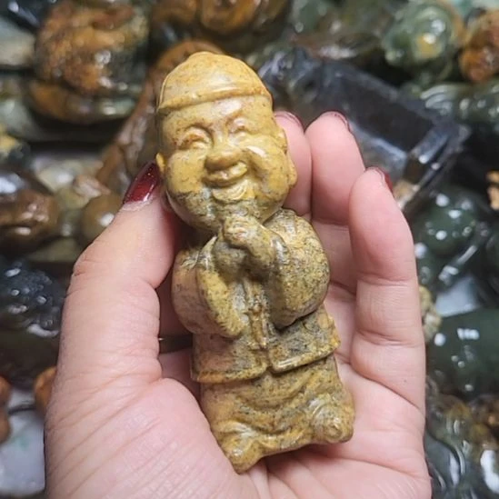 岫岩河磨玉（透闪石质玉）未镶嵌挂件