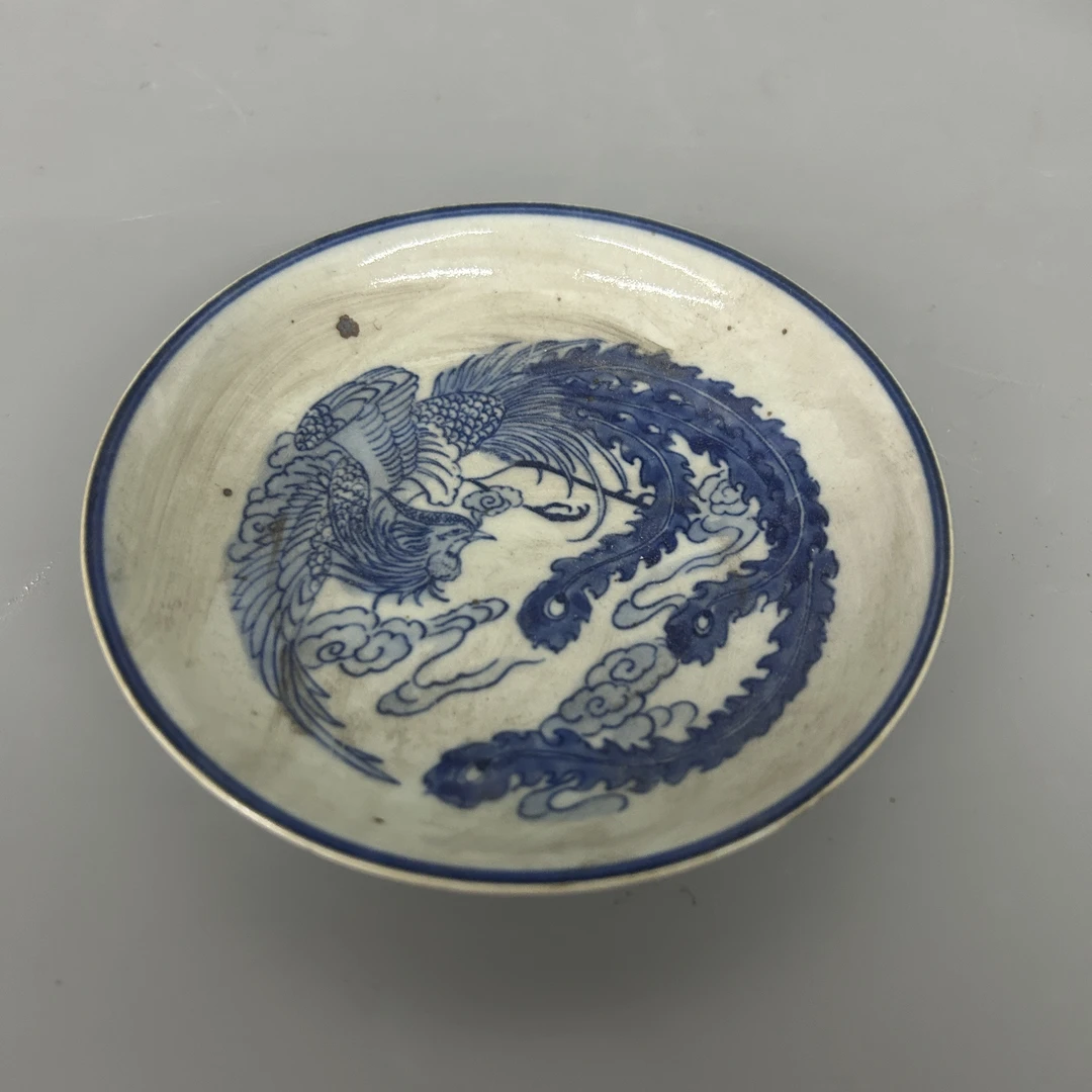 陶瓷 摆件 凤凰 杯垫