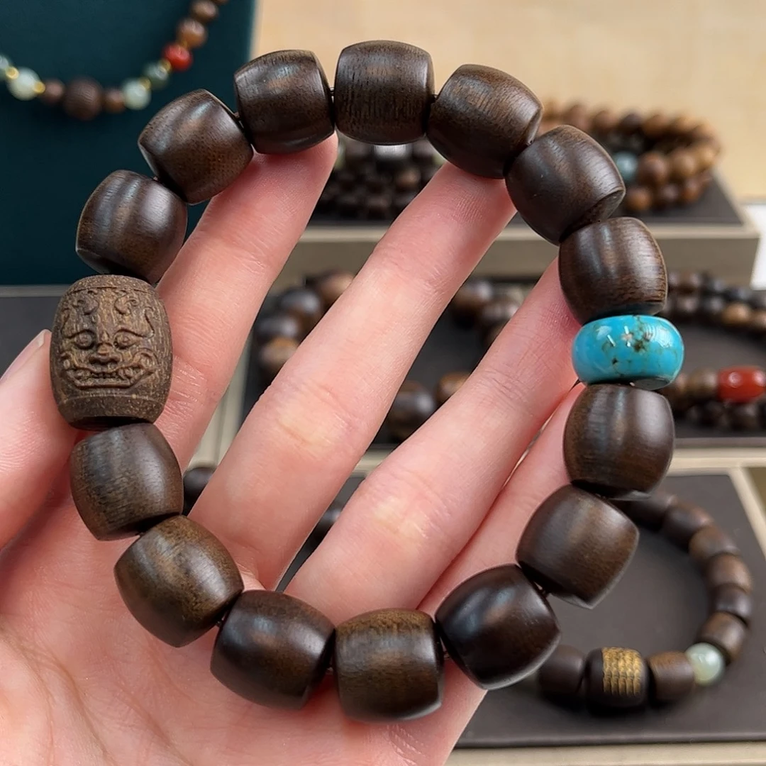 沉香沉香碎屑14mm越南芽庄玉化白奇楠沉水