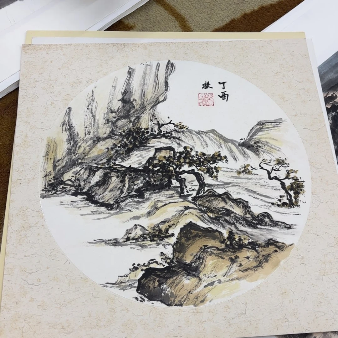 国画38-38卡纸作品童