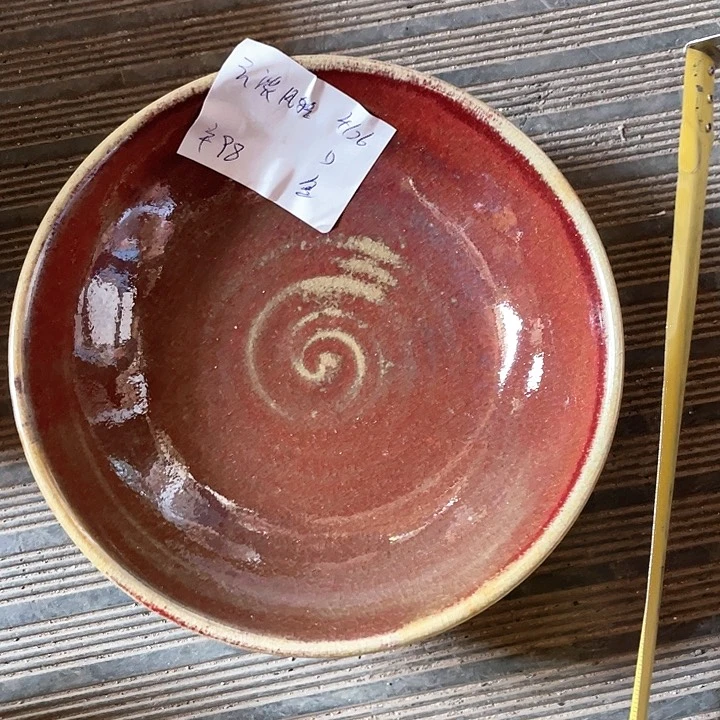 碗云****浪鬼柴烧 釉绘柴烧