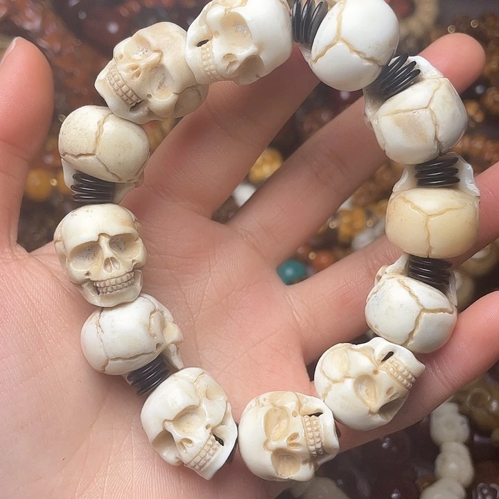 鹿骨手串/手链鹿角手串手持手串