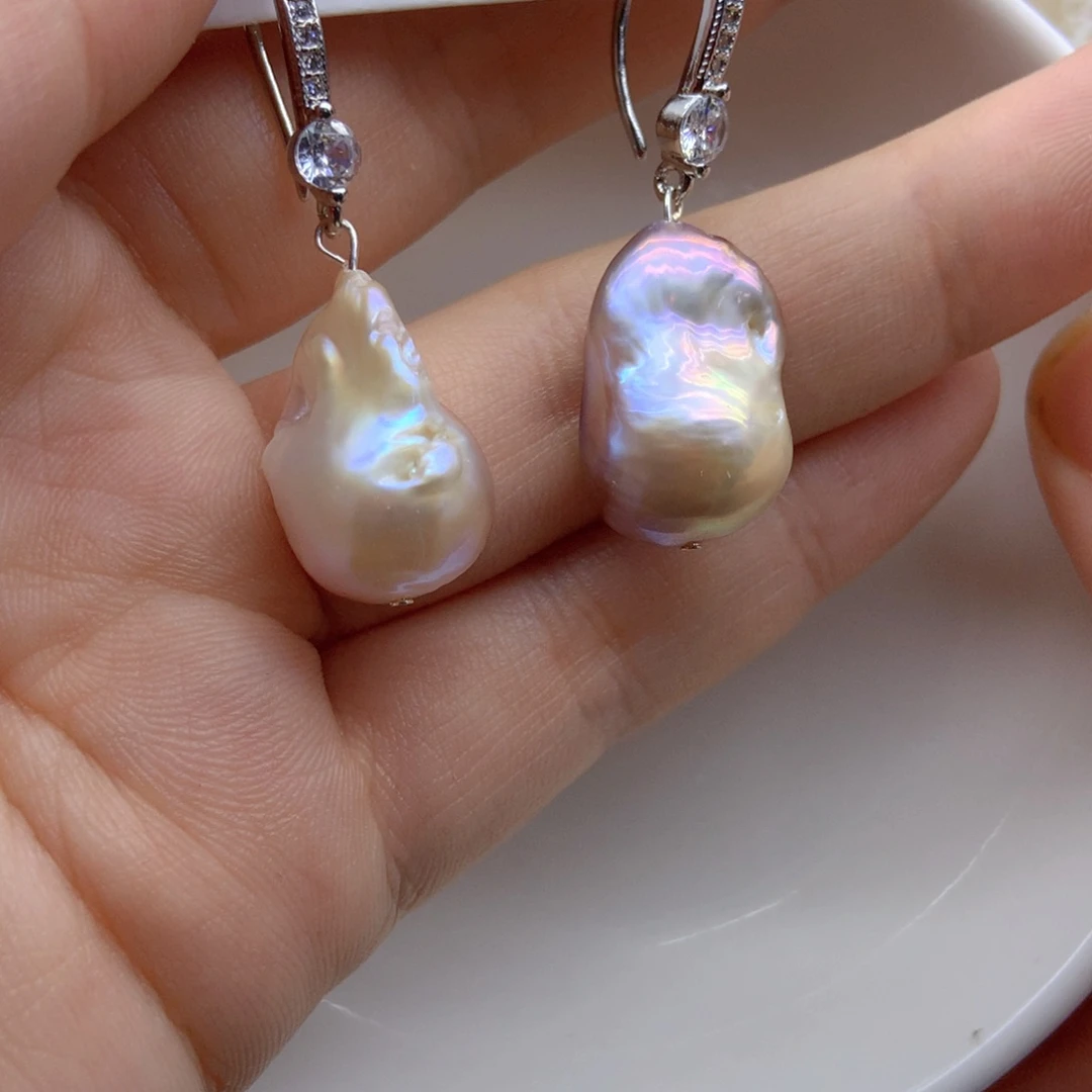 未镶嵌淡水珍珠耳饰