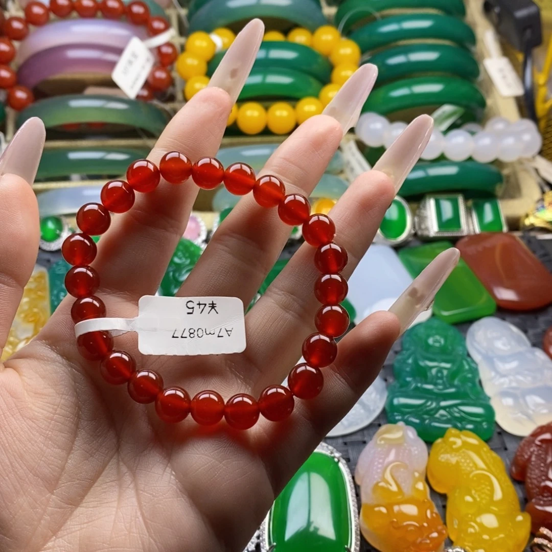 玛瑙/玉髓未镶嵌手链