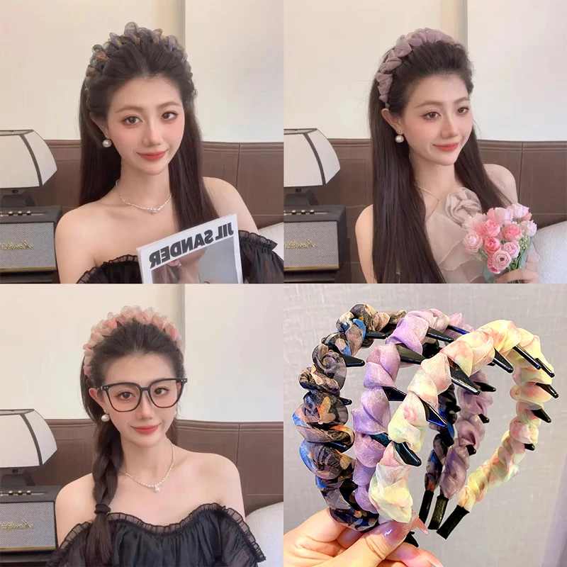 【萌妹子】发箍女2025新款高级感洋气时尚百搭洗脸防滑超好看的头箍