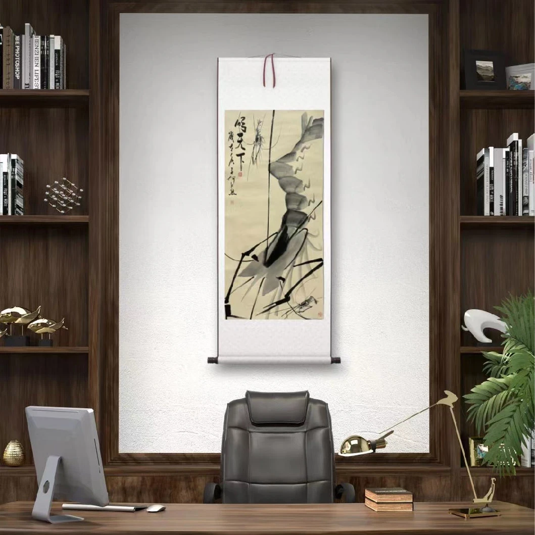 《顺天下》 国画何江熊右手四尺