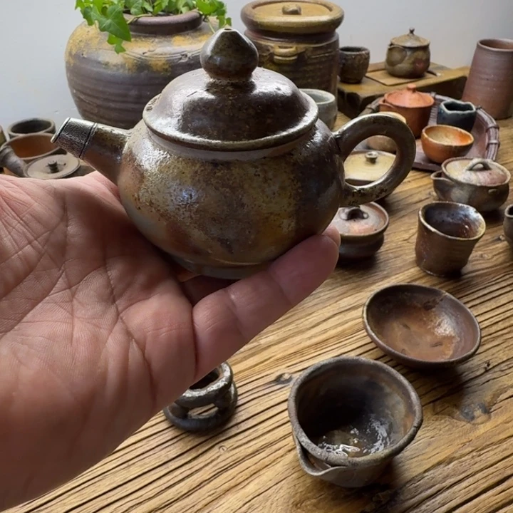 山本陶秀后手壶包壶口