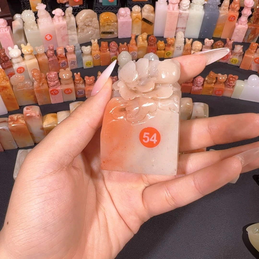 霞***家昌化石印石手工定制