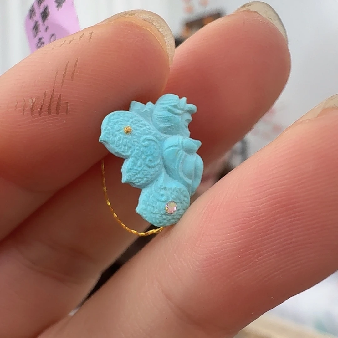 绿松石未镶嵌珠宝奇石