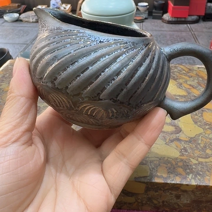 古铜釉品茗公道一个。。。
