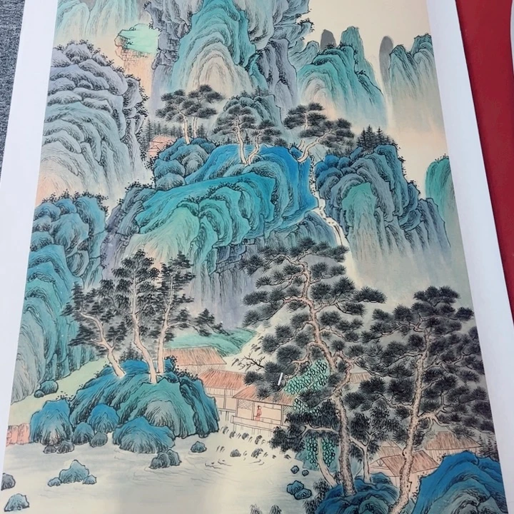 手绘作品全场放大楼