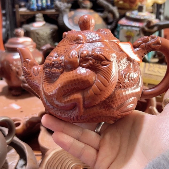 紫砂茶壶紫砂壶收藏起来了！