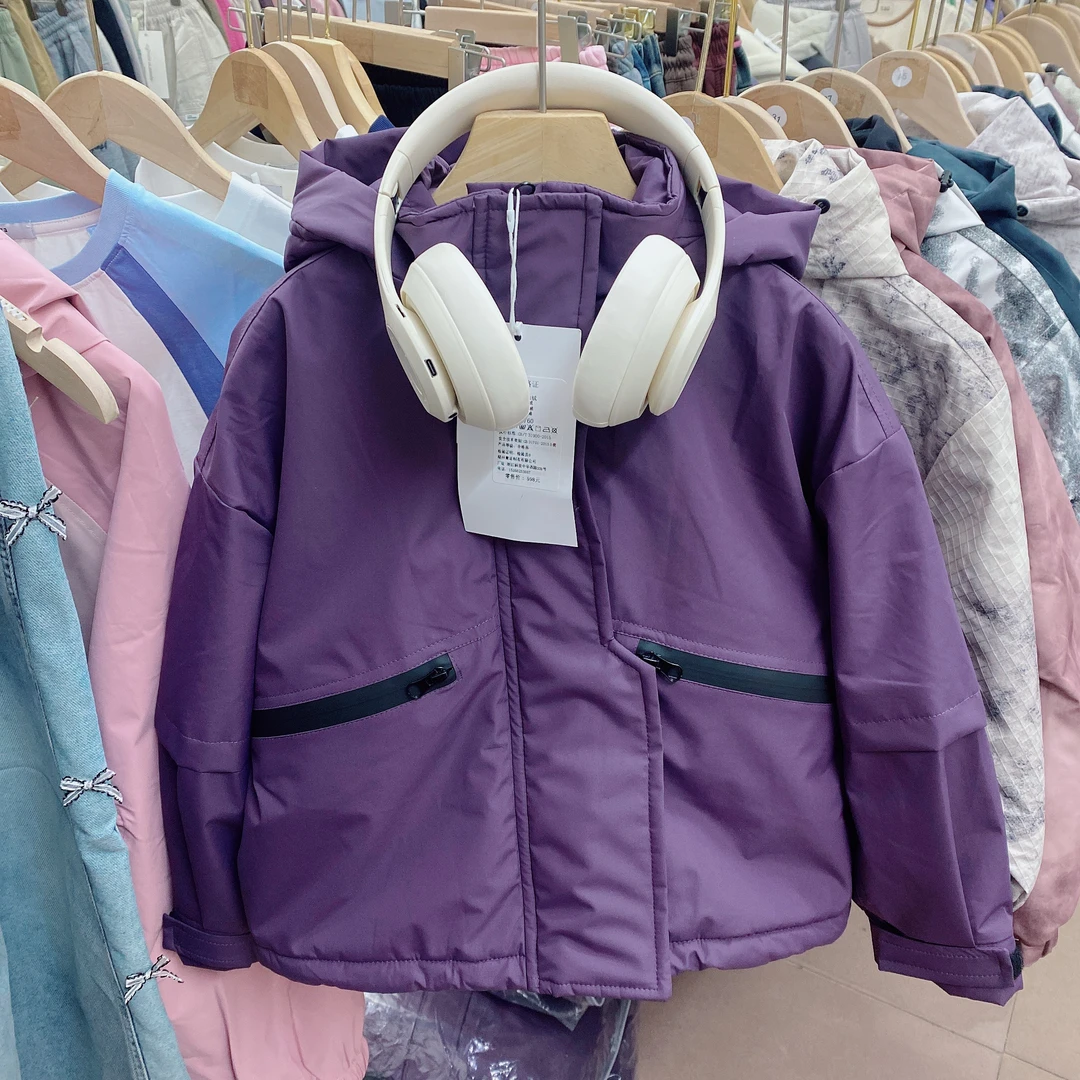 盛源购物撤柜款童装摇粒绒外套 秋冬款新款女童男童厚款