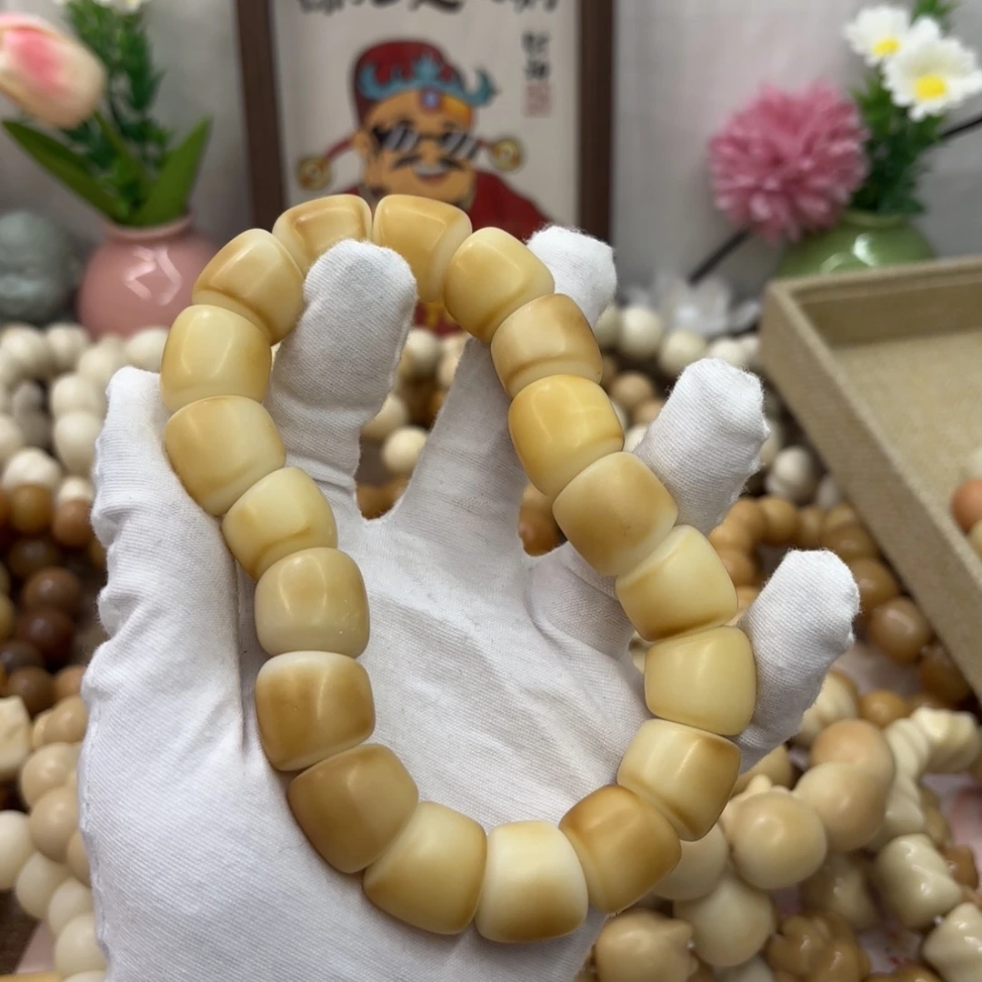 菩提根/象牙果吊坠18干磨瑕疵落地果肠993