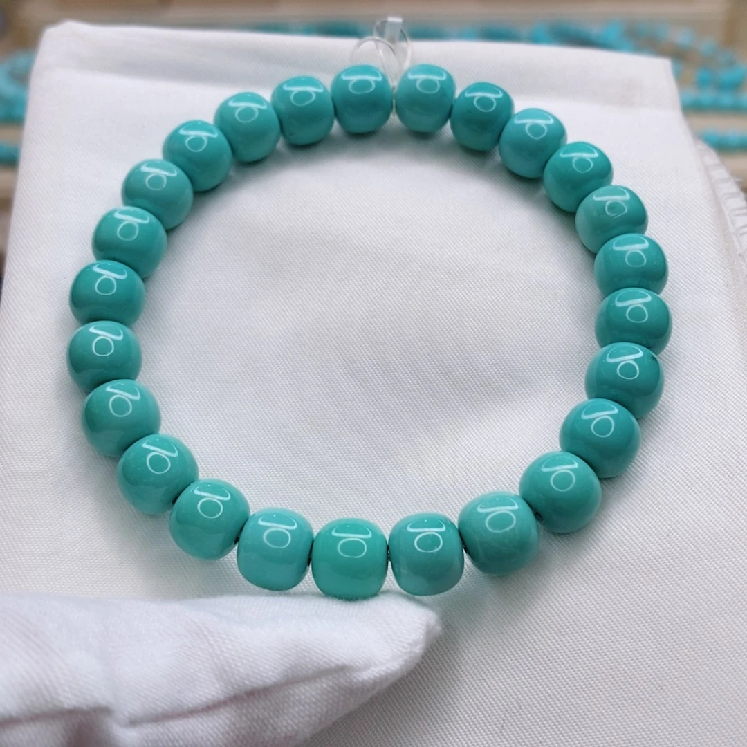 绿松石未镶嵌珠宝奇石8.5mm