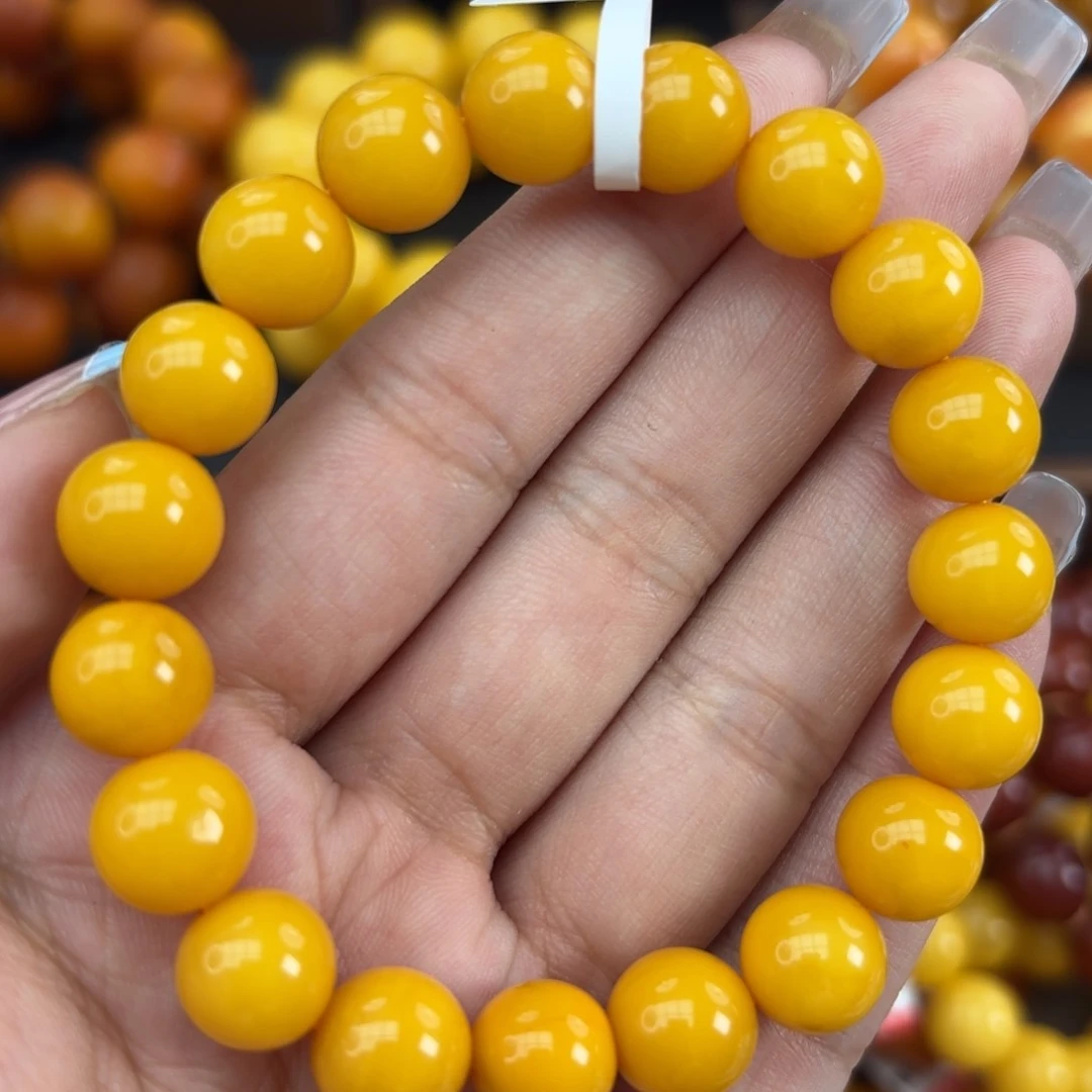 未镶嵌颈饰琥珀蜜蜡