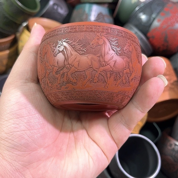 茶杯紫砂全手工紫砂主人杯