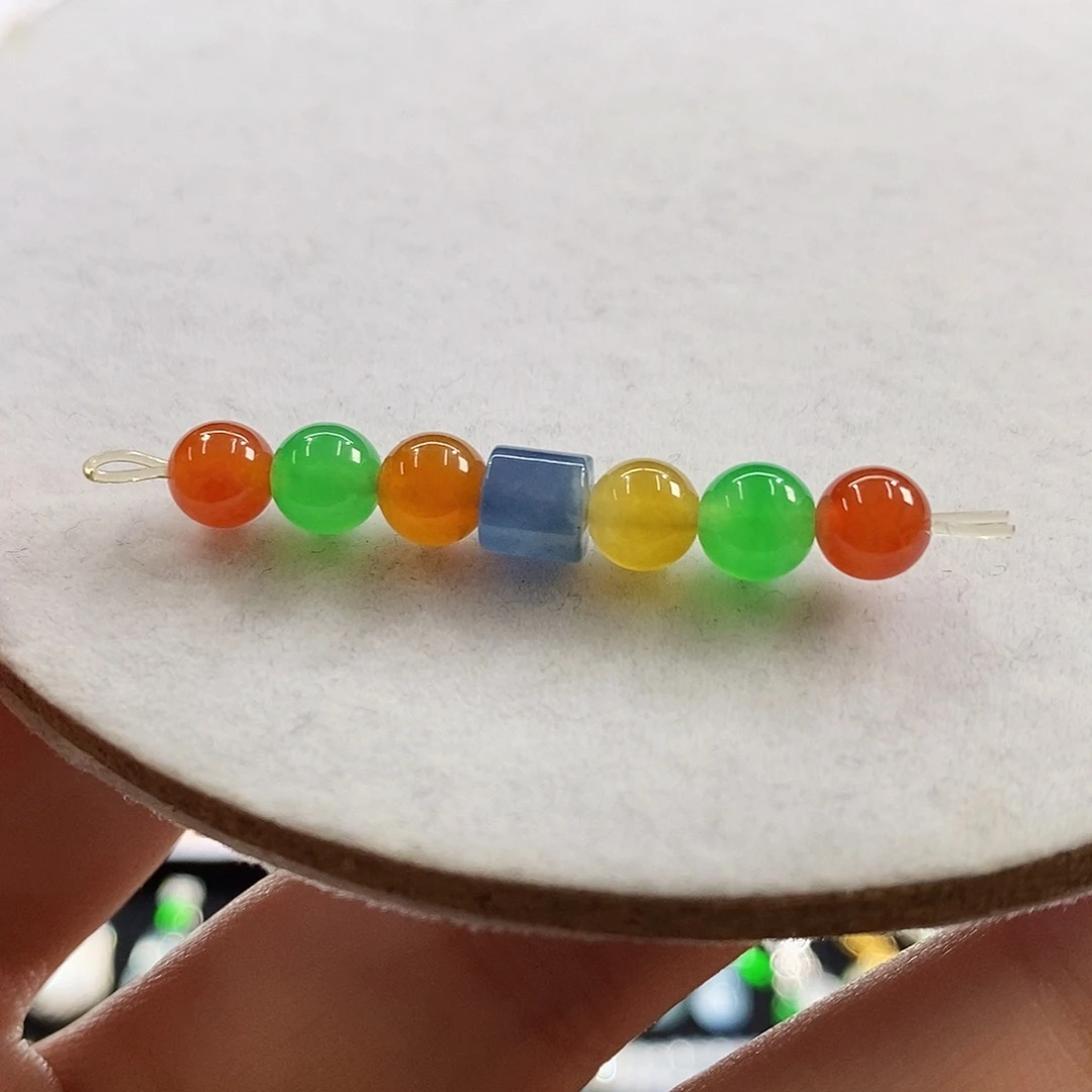 颈饰未镶嵌翡翠浓彩高冰糖果