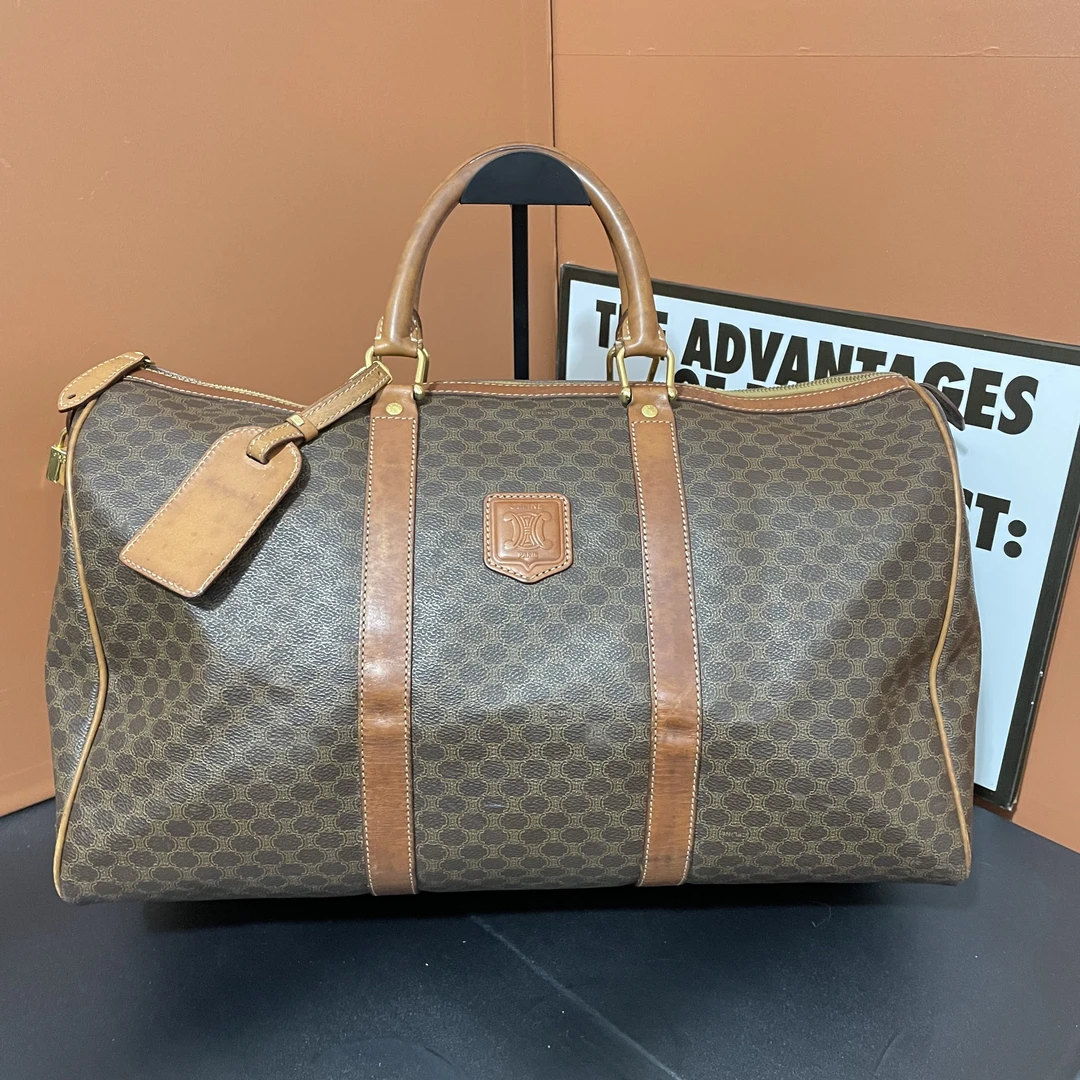 95新 Celine/思琳 小怡中古/Celine/思琳老花波士顿/手提包