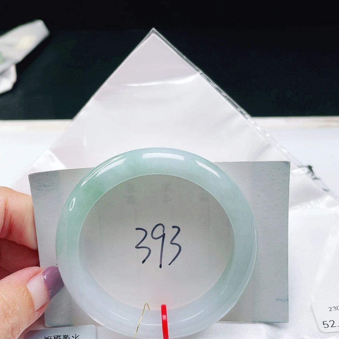 翡翠未镶嵌手镯缅甸翡翠52+